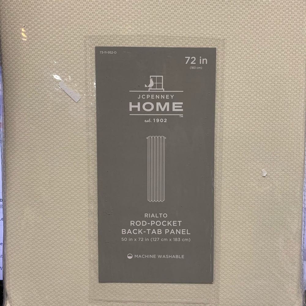 JCPenney Home Rialto Rod Pocket Back Tab Curtains